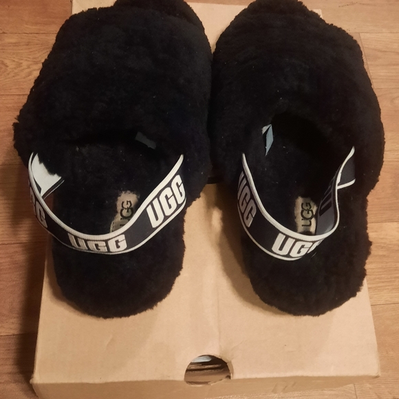 SOLD UGG Fluff Yeah Slides,Size 7-8, - Picture 3 of 8